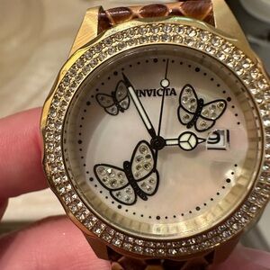 Invicta butterfly watch
